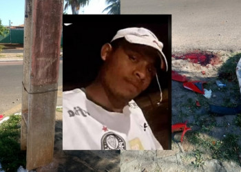 Motociclista de 19 anos se choca violentamente contra poste e morre em Campo Maior