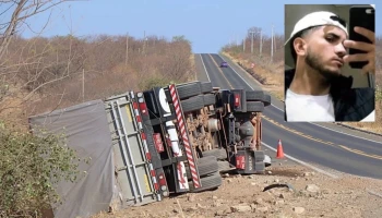 Motociclista morre ao colidir com carreta na BR-316, em Alegrete do Piauí