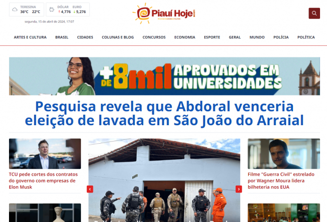 Piauí Hoje estreia novo layout e logomarca nesta segunda-feira (15)