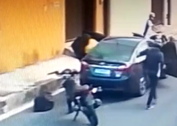 Criminosos rendem família e roubam carro no bairro mocambinho; veja vídeo