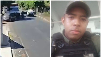 Vídeo mostra tiroteio entre criminosos e policiais que terminou com morte de soldado