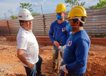 Rafael visita obras do novo hospital de Picos e entrega complexo poliesportivo