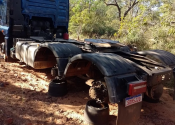 Oito bandidos rendem motorista e roubam 36 pneus de caminhão no Sul do Piauí