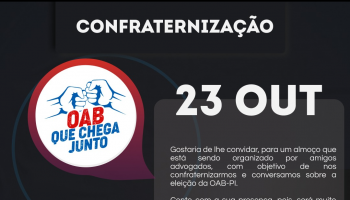 Advogados promovem almoço de confraternização antes da eleição na OAB