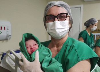 Nasce o 1º bebê na nova Maternidade Evangelina Rosa