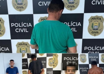Presos em Esperantina cinco homens acusados de violência contra uma mulher