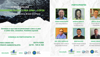COP26: nesta sexta, ambientalistas e parlamentares discutem as oportunidades para o Brasil
