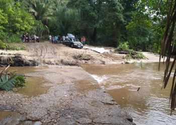Tragédia: carro cai em riacho durante chuva e 5 pessoas morrem afogadas em Altos
