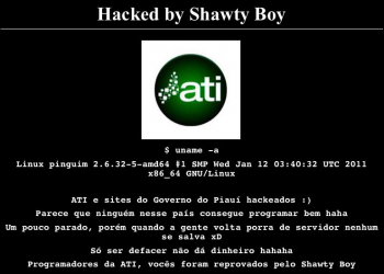 Sites de órgãos do Governo do Piauí sofrem ataque de hackers