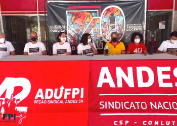 Entidades sindicais apoiam greve dos professores da Rede Municipal de Ensino de Teresina