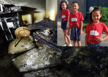 Crianças que morreram em incêndio são veladas sob forte comoção em Parnaíba