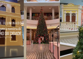 Teresina Shopping inaugura decoração de Natal e reproduz fachadas de prédios históricos