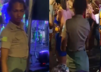 Travesti é presa por usar farda oficial da PM em prévia de Carnaval no Centro de Teresina