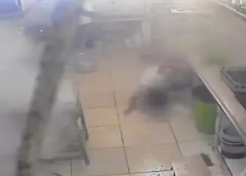 Vídeo: panela de pressão explode e mata cozinheira no 1º dia de trabalho