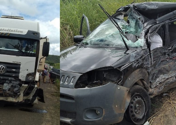 Casal morre em acidente com carros em Lagoinha do Piauí
