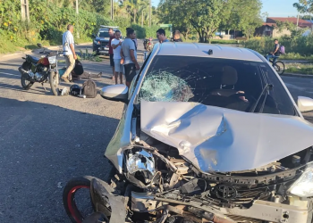 Colisão entre carro e moto deixa uma pessoa morta na zona Leste de Teresina