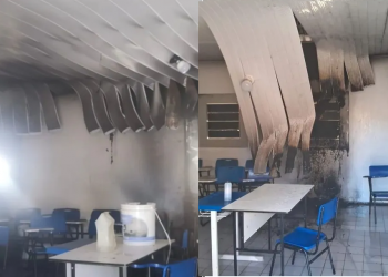 Sala de aula da Uespi em Uruçuí pega fogo e universidade suspende atividades
