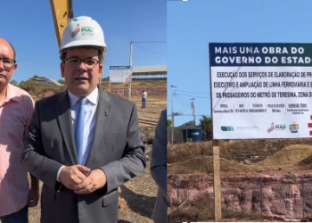 Governador autoriza obra que amplia linha do metrô de Teresina