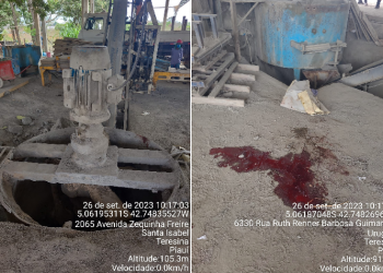 Morre o trabalhador que caiu em misturador de cimento em Teresina