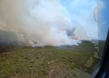 Incêndio florestal atinge Parque Nacional Serra das Confusões