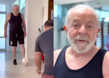 Lula mostra rotina de exercícios após cirurgia: “Saúde para dar e vender”