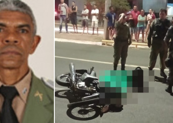Capitão da PM morre em acidente de trânsito na zona Sul de Teresina