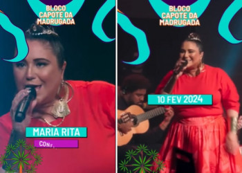 Cantora Maria Rita é confirmada para o Carnaval da Marechal; evento é gratuito