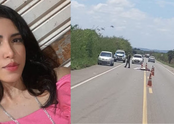 Maquiadora morre atropelada por carreta em Campo Maior