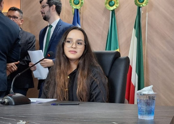 Estudante é eleita 1ª mulher presidente do Parlamento do Futuro, da Alepi
