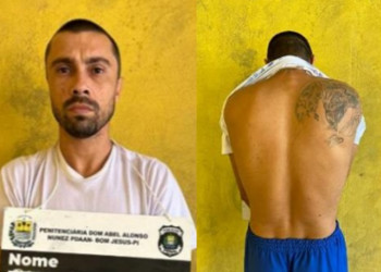 Fugitivo da penitenciária de Bom Jesus é recapturado em São Paulo