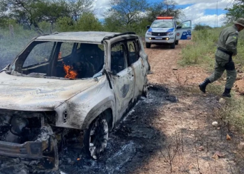 Corpos são encontrados carbonizados dentro de carro no Sul do Piauí