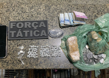 Suspeito de tráfico de drogas é preso em flagrante em Parnaíba