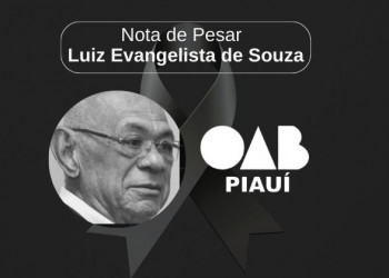 OAB lança nota de pesar e lamenta a morte do advogado Luiz Evangelista de Souza