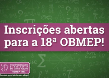 Abertas inscrições para Olimpíada Brasileira de Matemática das Escolas Públicas