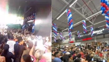 Tumulto marca inauguração da nova loja do Mateus na zona Leste de Teresina; veja os vídeos
