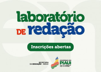 Projeto Laboratório de Redação vai preparar estudantes do Piauí para o Enem