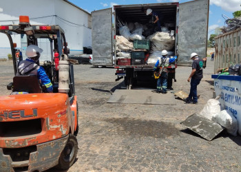 Motorista é preso com caminhão de materiais roubados da Equatorial e Águas de Teresina
