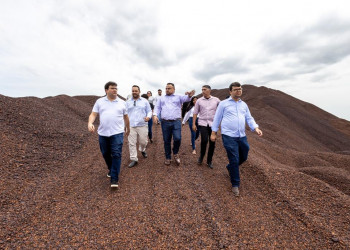 Rafael visita mineradora com capacidade de produzir 50 milhões de toneladas de ferro