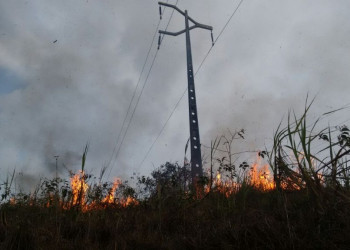 Queimadas já deixaram 1.800 famílias do Piauí sem energia elétrica só este ano