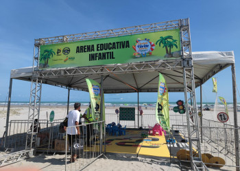 Arena Educativa Infantil proporciona conhecimento e diversão no litoral