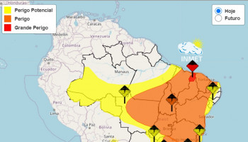 Inmet emite alerta de grande perigo de chuvas para 48 municípios do Piauí