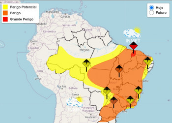 Inmet emite alerta de grande perigo de chuvas para 48 municípios do Piauí