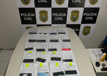 Polícia intima 42 pessoas para depor por usarem celulares roubados em Floriano