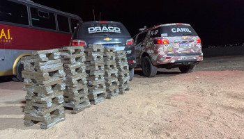 Carga de super maconha avaliada em R$ 2 milhões é apreendida em ônibus de turismo no PI