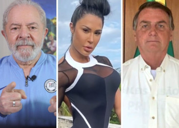 Gracyanne Barbosa comenta pernas torneadas de Lula e lança desafio a Jair Bolsonaro