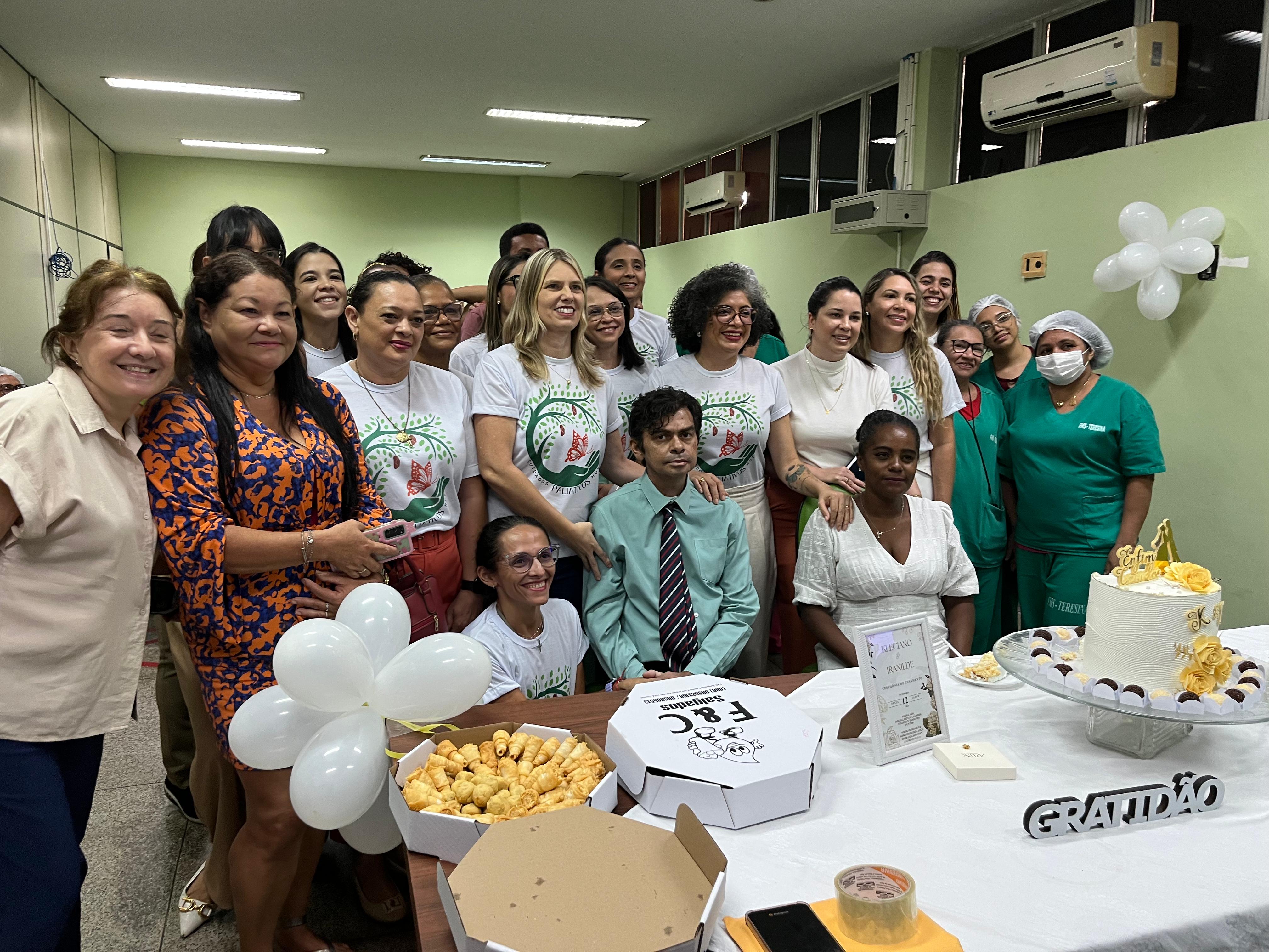 Casamento de paciente no HUT