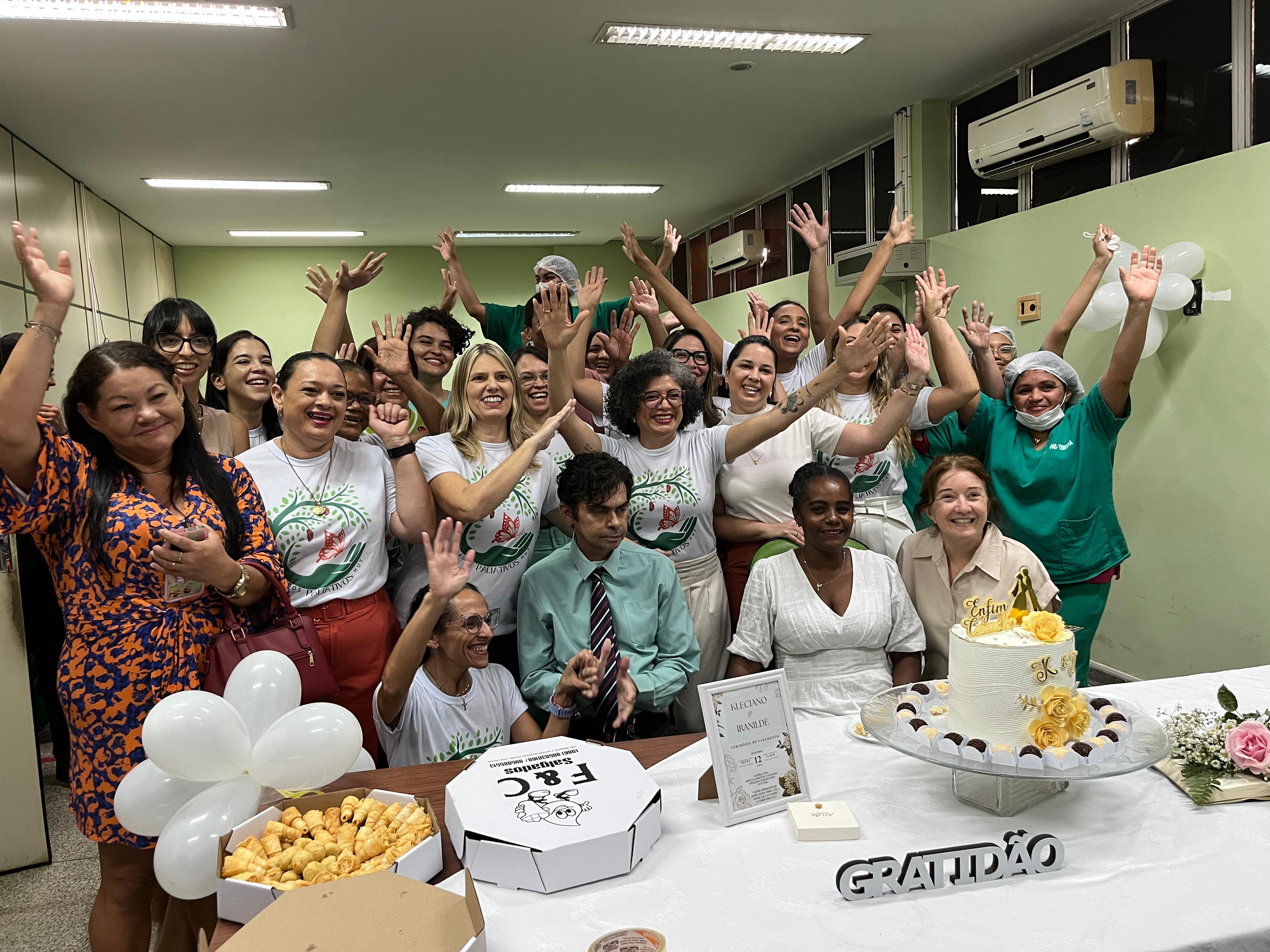 Casamento de paciente no HUT