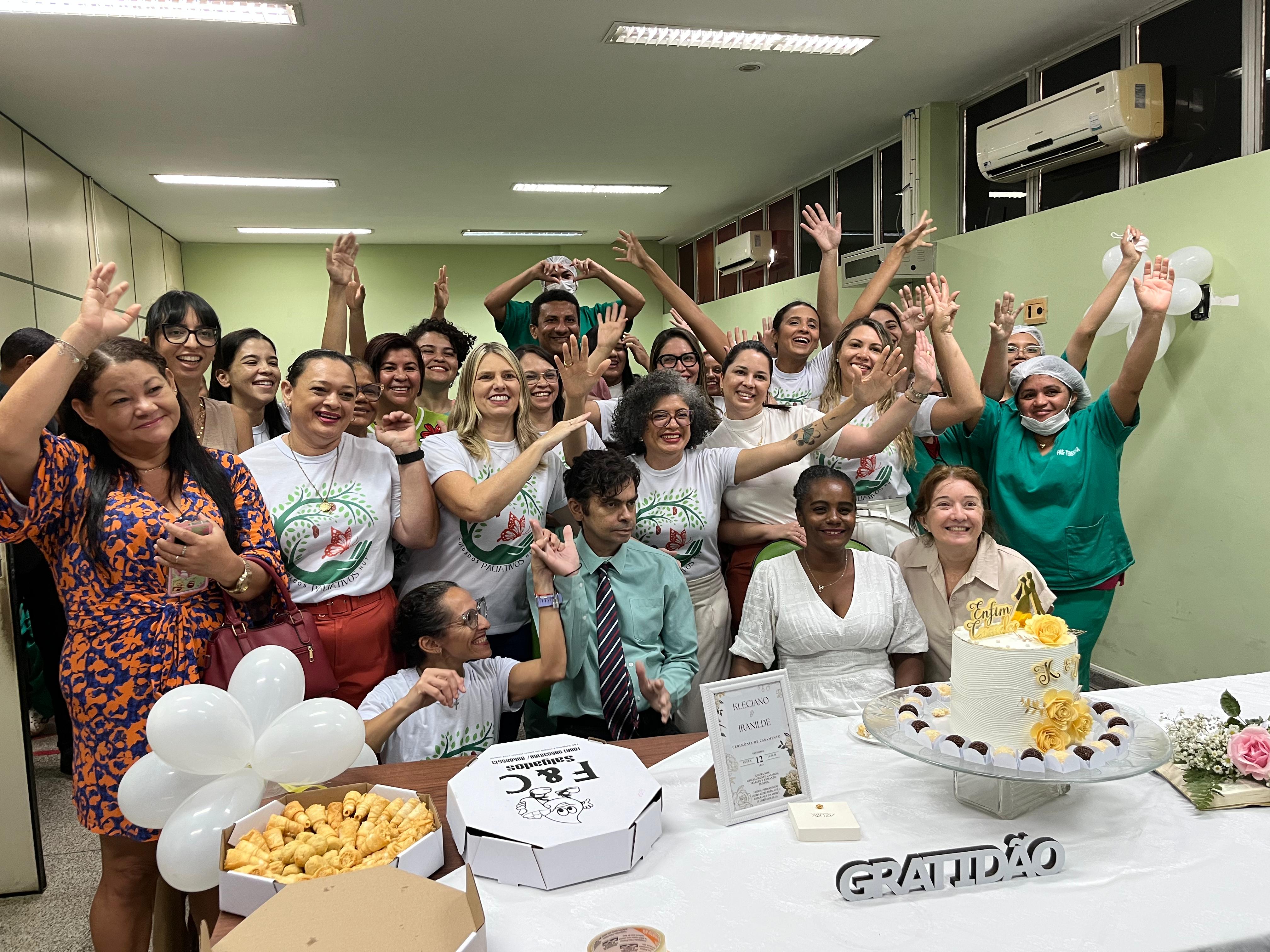 Casamento de paciente no HUT