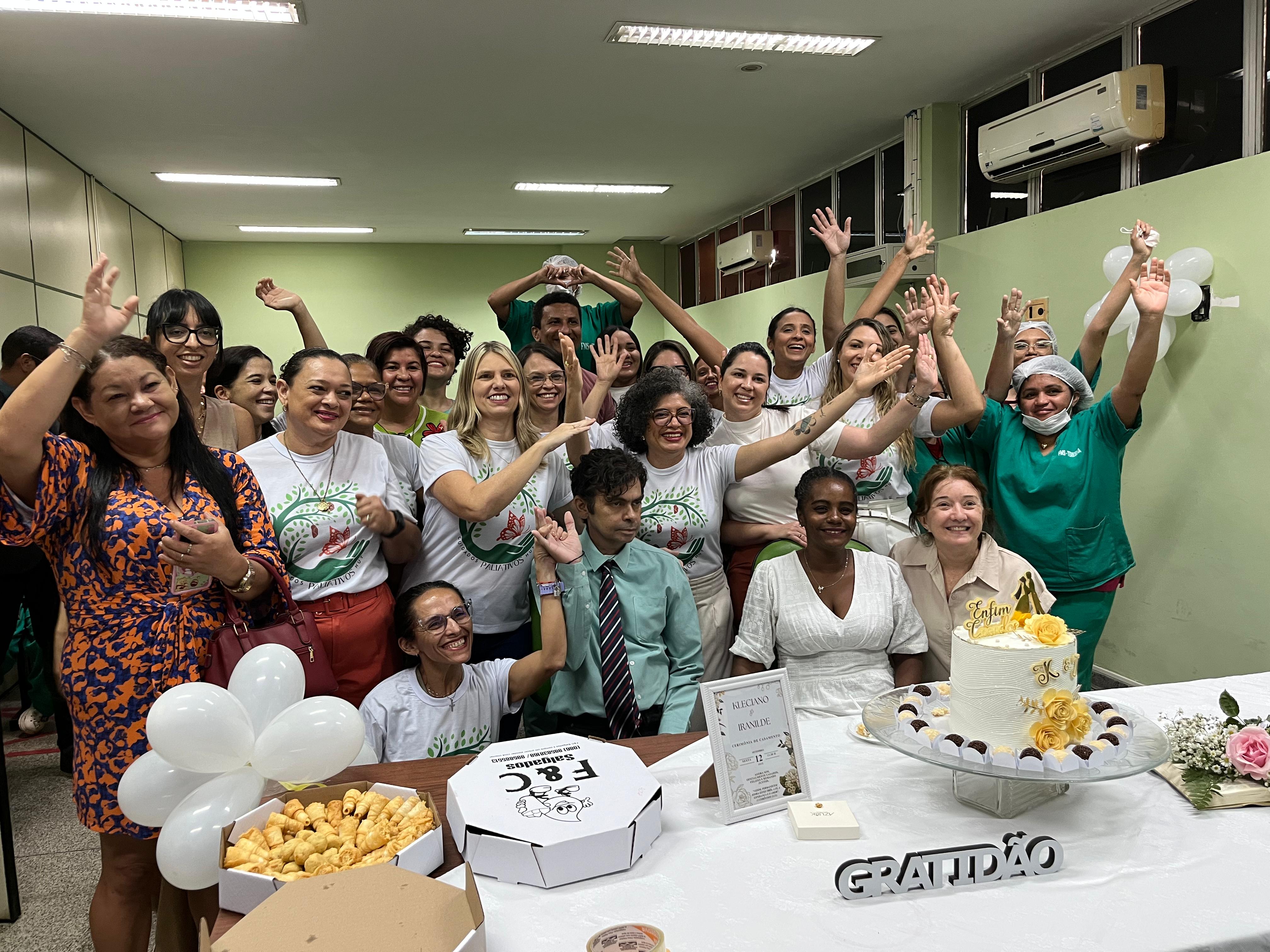 Casamento de paciente no HUT