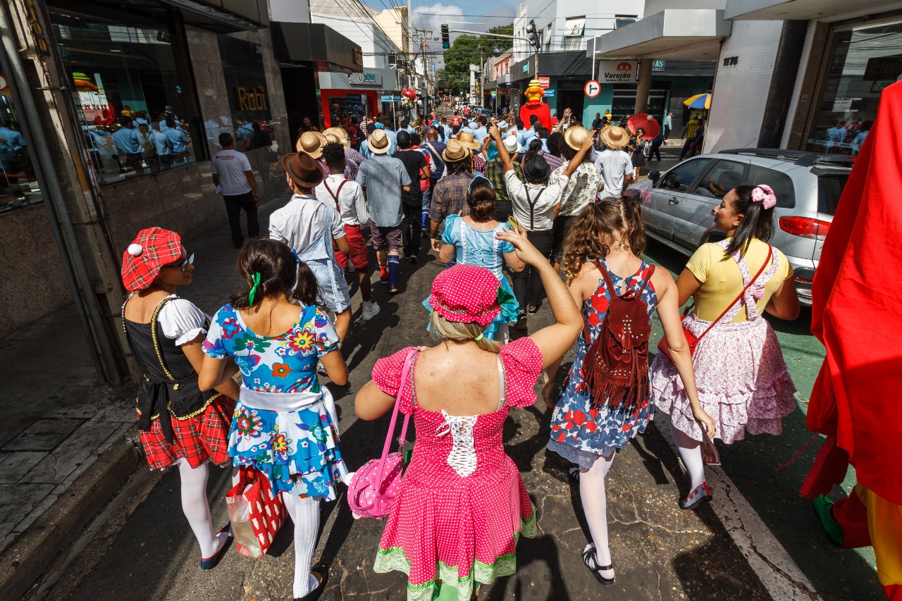 Bonecos Gigantes, pernas de pau e grupos artísticos abre 3º Festival de Bonecos do Piauí